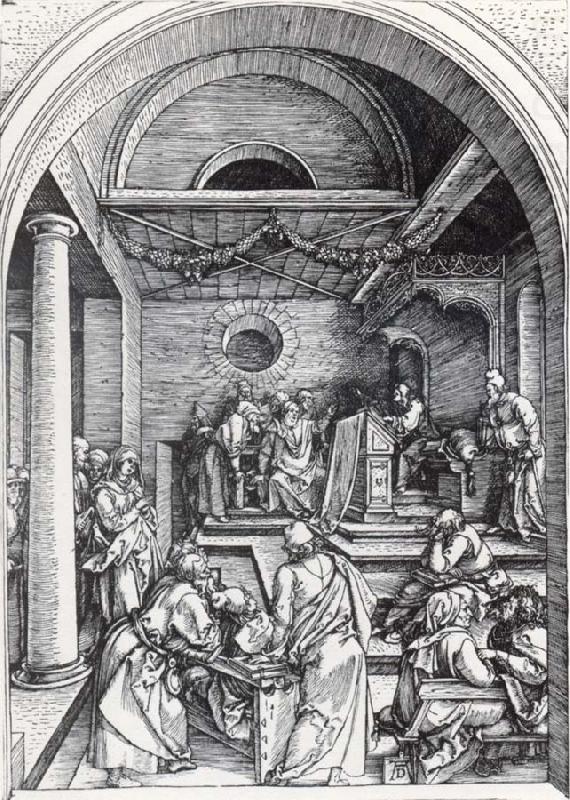 Christ and the Doctors, Albrecht Durer
